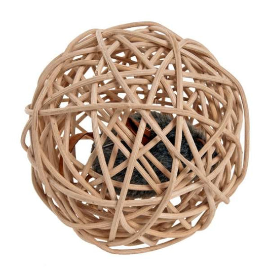 Karlie Mouseball - Willow ball with sound chip mouse