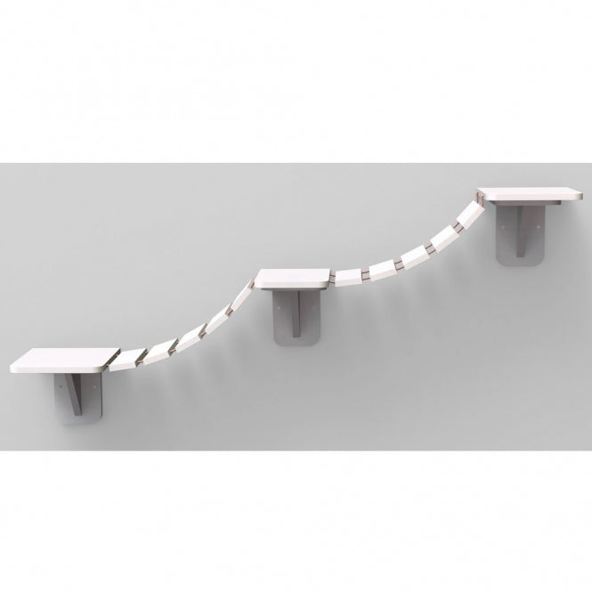 Trixie Climbing Ladder for Wall Mounting - white