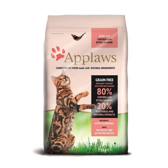 Applaws Katzentrockenfutter mit Hühnchen & Lachs