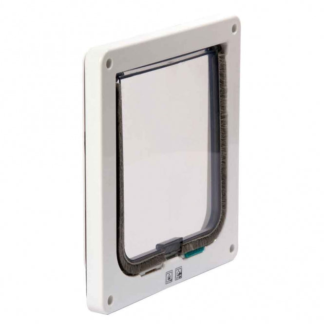 Karlie Flamingo cat door Porta 2-way lock