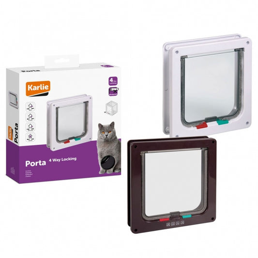 Karlie cat door 4-way lock for large cats