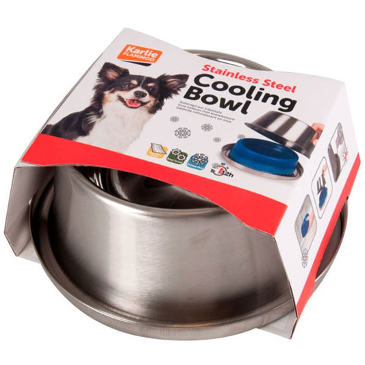 Karlie Flamingo stainless steel cooling bowl