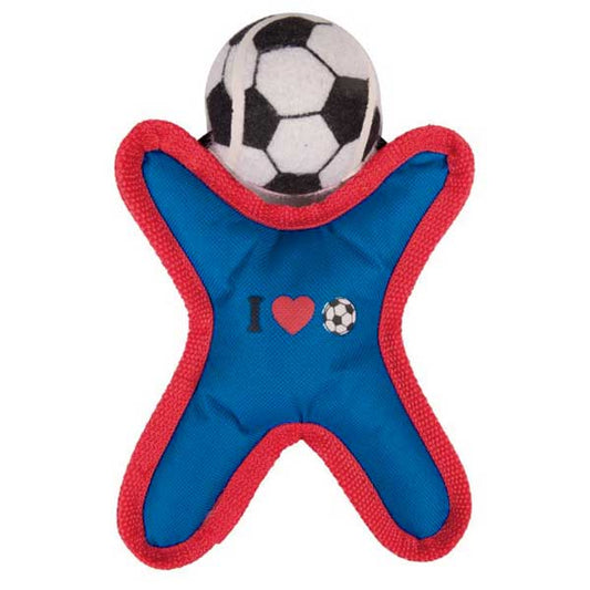 Karlie Flamingo Football Figure made of Nylon - Blue