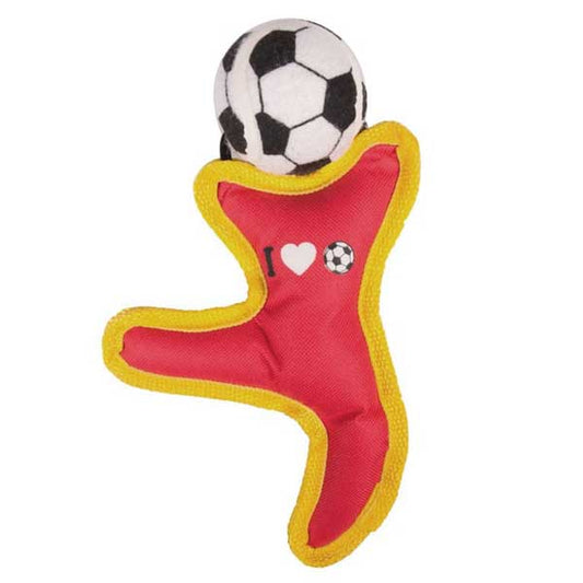 Karlie Flamingo Football Figure made of Nylon - Red