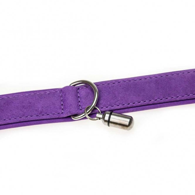 Karlie Collar Buffalo made of calf leather - Purple
