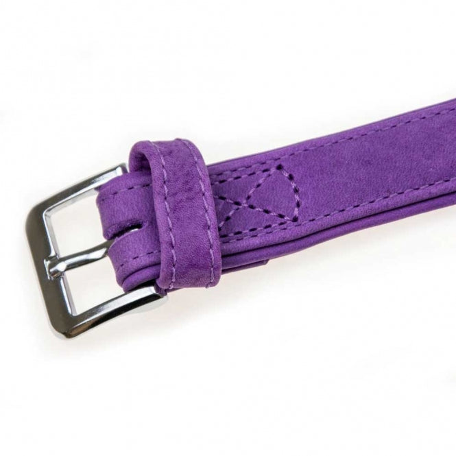 Karlie Collar Buffalo made of calf leather - Purple