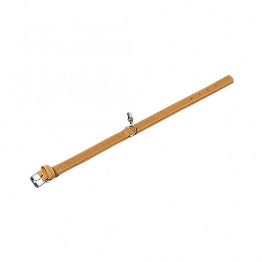 Karlie Collar Buffalo made of calf leather - light brown