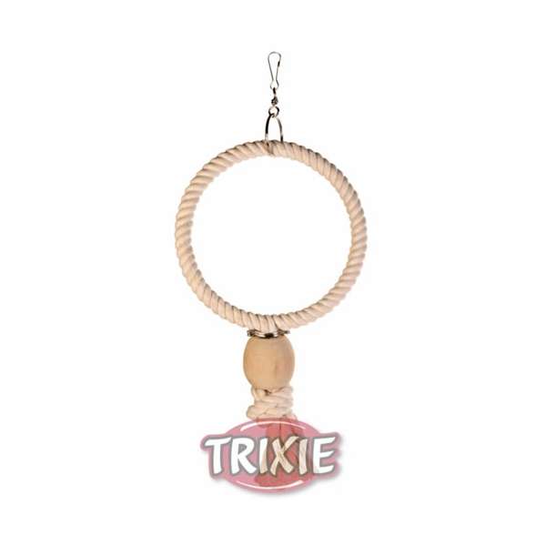 Trixie cotton ring with wooden ball
