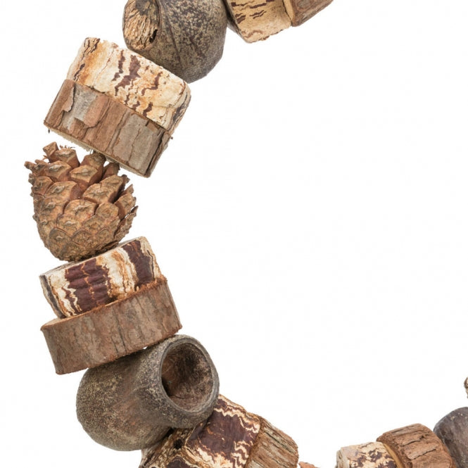 Trixie ring swing made of wood and pine cones - 18 cm