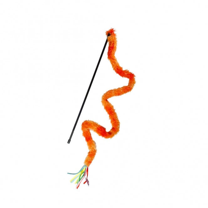 Karlie Flamingo Cat Fishing Rod with Plush Rod - 120 cm
