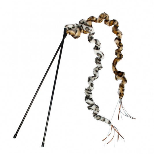 Karlie Flamingo cat fishing rod with safari rod