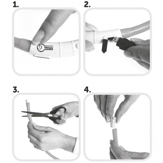 Karlie Visio Light LED light tube with USB - Striped