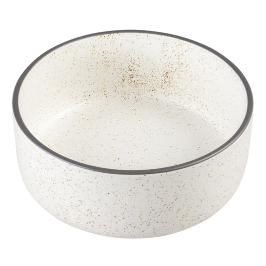 Duvoplus Ceramic Bowl Stone Speckle - white - 330ml