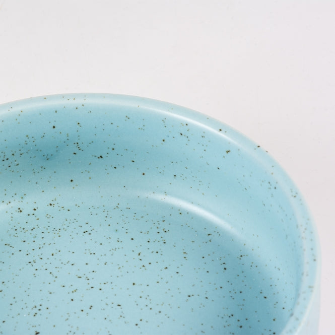 Duvoplus Ceramic Bowl Stone Speckle - turquoise - 330ml