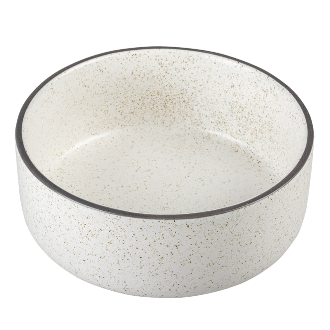 Duvoplus Keramiknapf Stone Speckle - weiß - 330ml