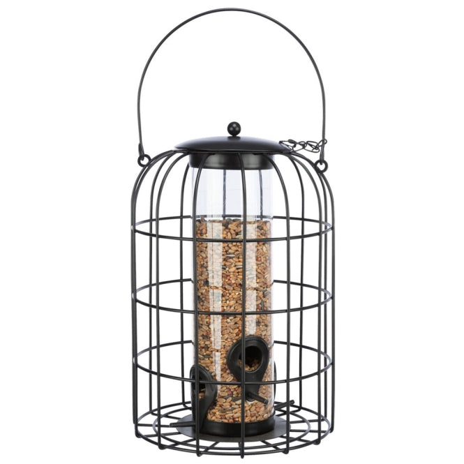Trixie feeder with protective grille