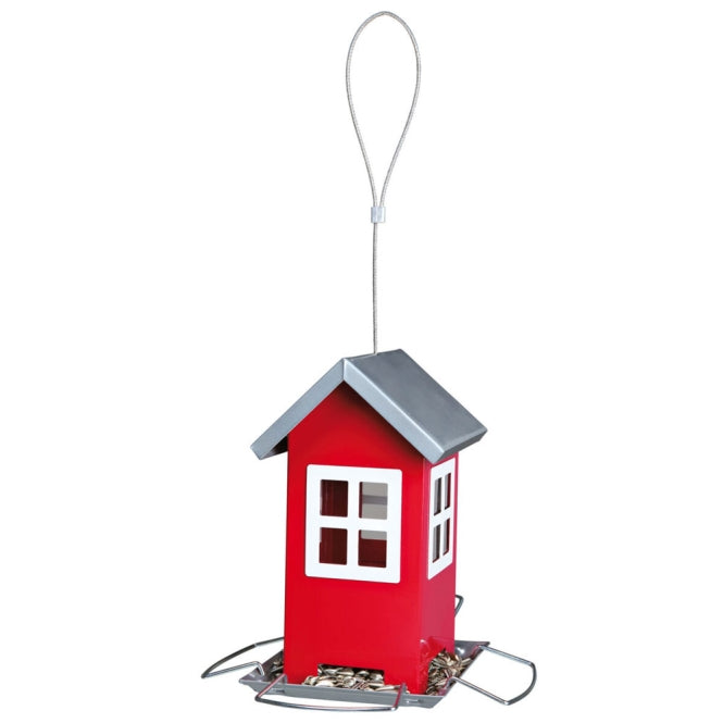 Trixie Bird Feeder - red