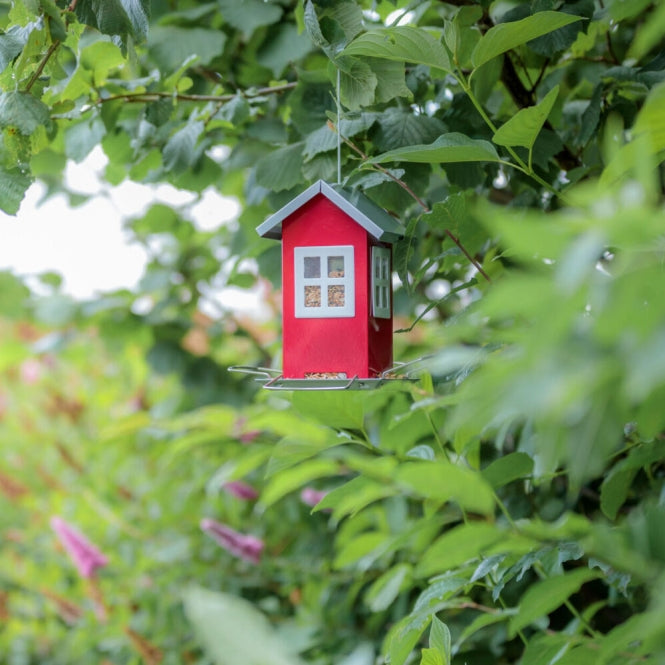 Trixie Bird Feeder - red