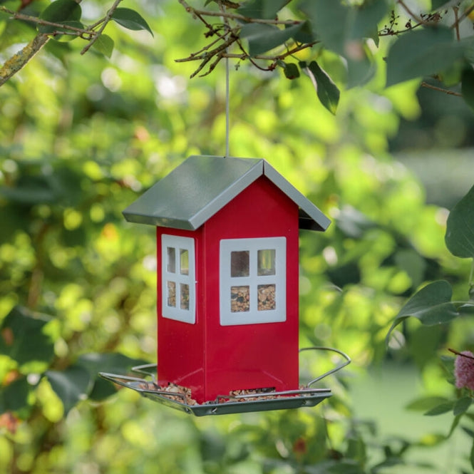 Trixie Bird Feeder - red