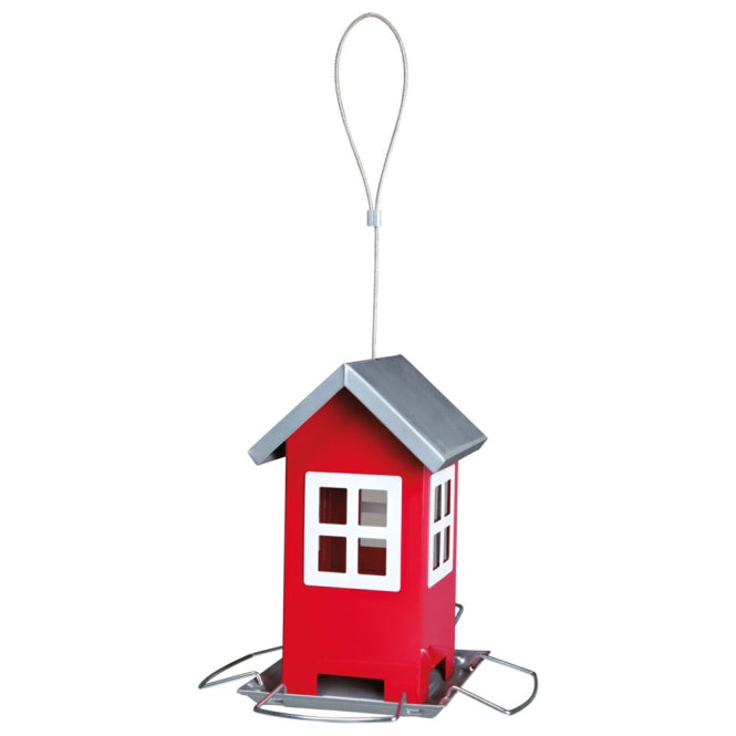 Trixie Bird Feeder - red