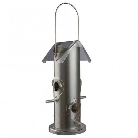 Trixie Outdoor Feeding Column 800ml - silver