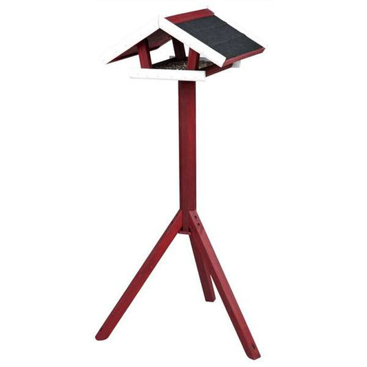 Trixie Feeder with Stand - red