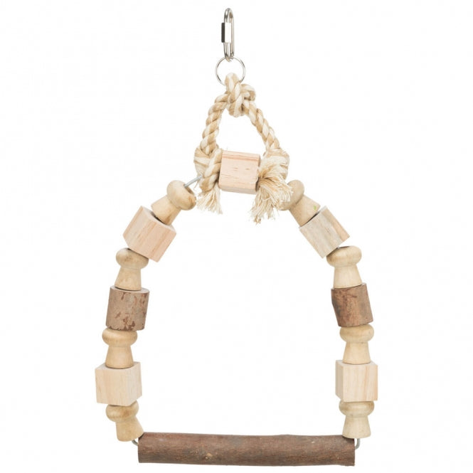 Trixie arched swing with wooden blocks