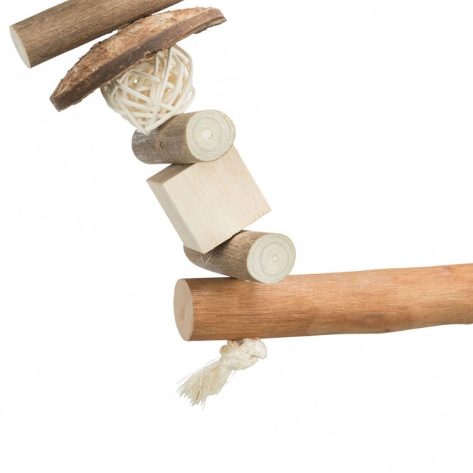 Trixie nibble swing, coconut/wood/rattan