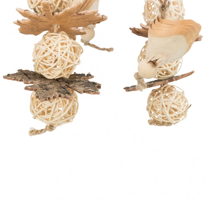 Trixie natural toys made of bamboo, rattan and wood