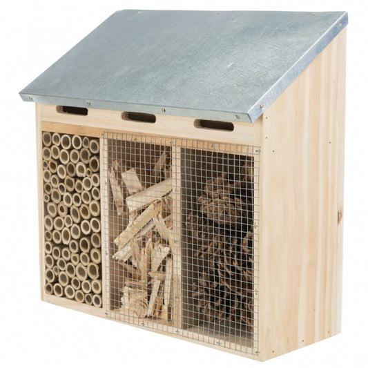 Trixie three-part insect hotel - 30 × 30 × 14 cm
