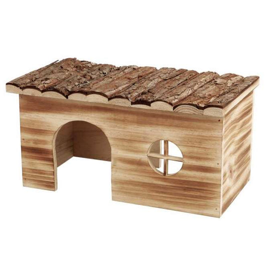 Trixie wooden house Grete, flamed with 2 entrances