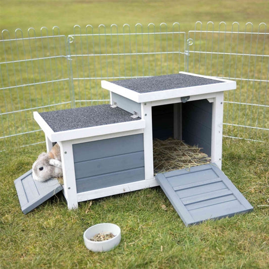 Trixie Natura Small Animal House - grey/white