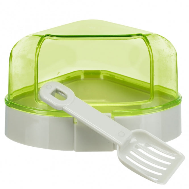 Trixie Corner Toilet with Roof for Small Rodents
