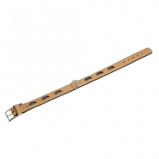 Karlie Art Buffalo Oak Collar - Beige/Black, 70cm, 40mm