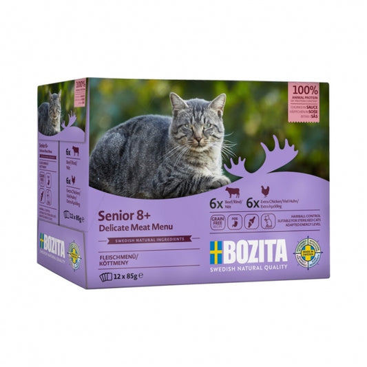 Bozita Cat Fresh Bag Senior 8+ Multibox 12x85g