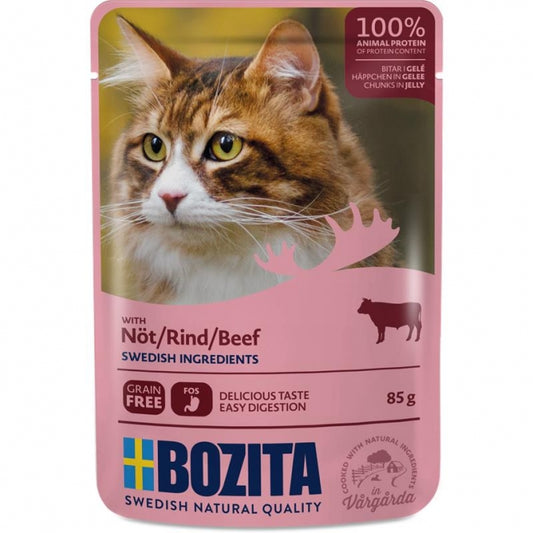 Bozita Pouch Bites in Jelly with Beef 85g