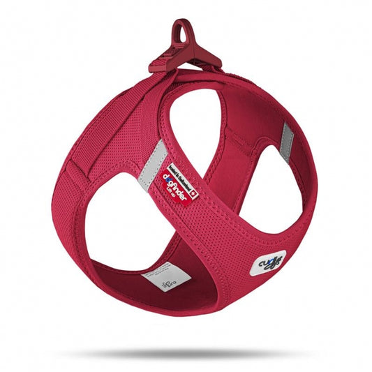 Curli Clasp Vest Harness Air Mesh - red