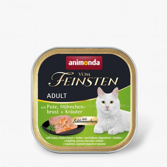 Animonda Vom Feinsten with Schlemmerkern with Turkey, Chicken Breast & Herbs 100g