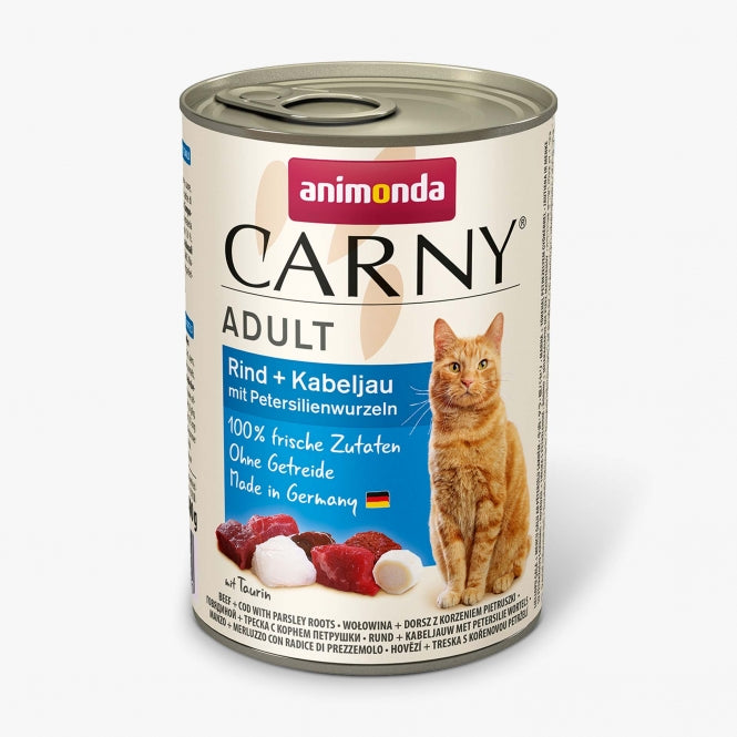 Animonda Cat Dose Carny Adult Rind & Kabeljau & Petersilienwurzeln