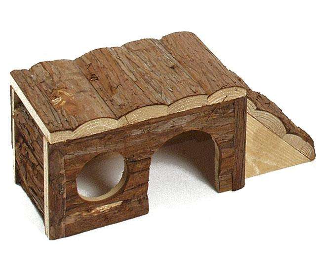 Karlie natural wooden house with ladder