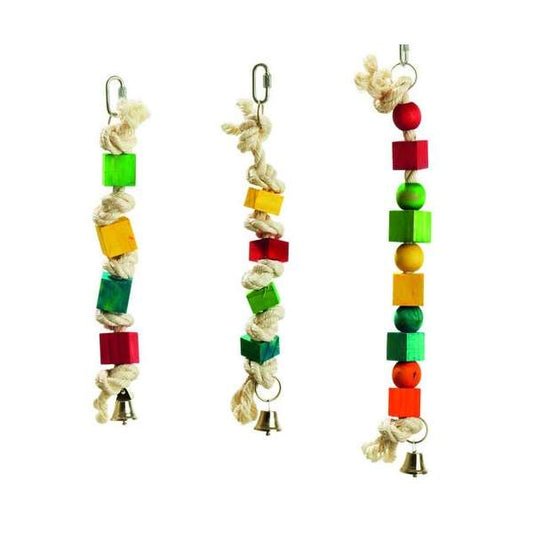 Karlie Colorful Wooden Play Rope