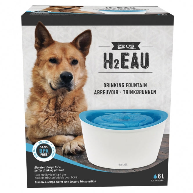 ZEUS Drinking Fountain H2EAU 6L - Light Blue