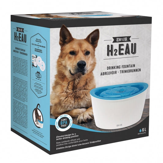 ZEUS Drinking Fountain H2EAU 6L - Light Blue