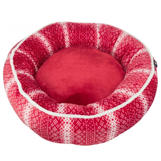 Trixie Xmas Bed Lumi - red