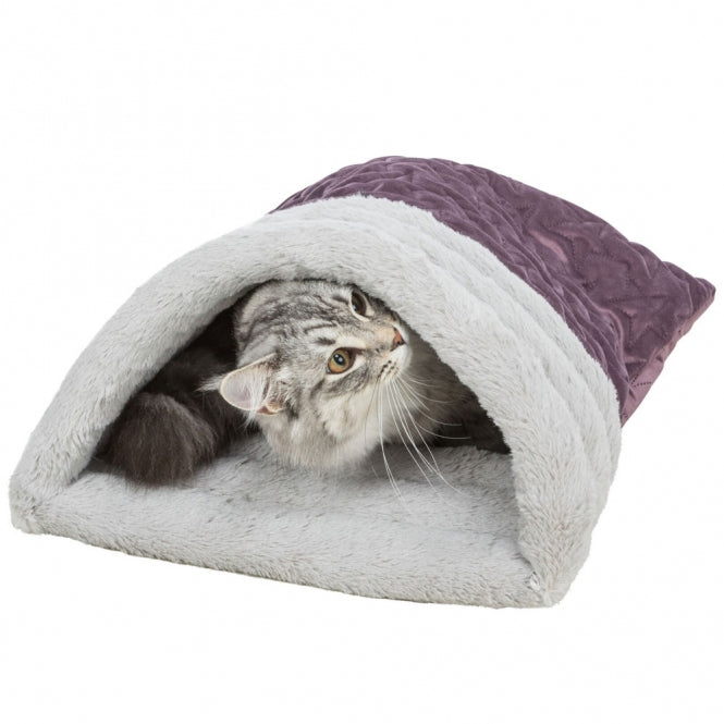 Trixie Cuddly Bag Estelle - berry/grey