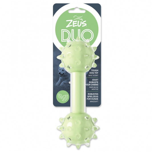 Zeus Duo dumbbell with knobs and mint scent