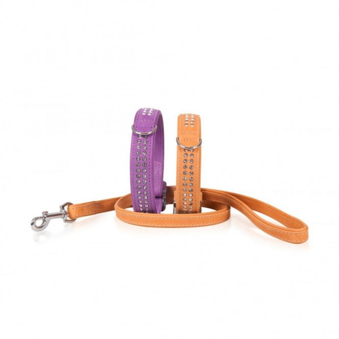Karlie Buffalo Rhinestone Collar - Violet