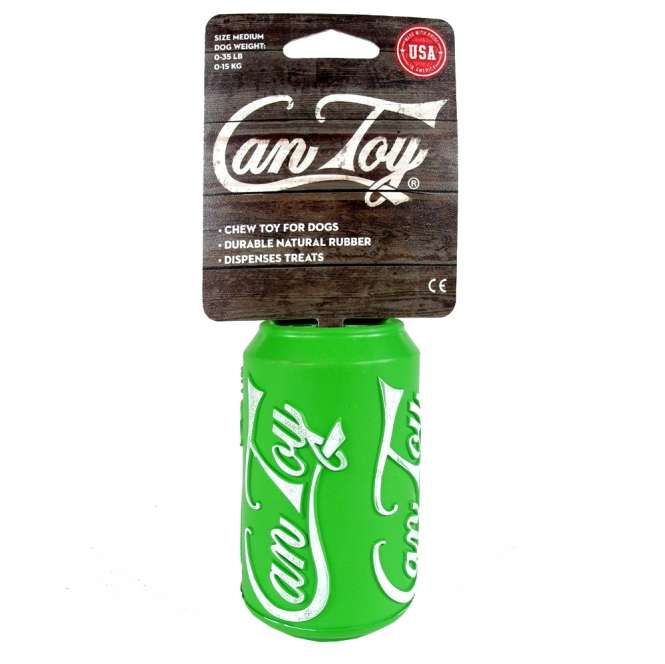 Can Toy Medium made of natural rubber - made in USA