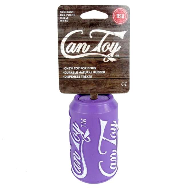 Can Toy Medium made of natural rubber - made in USA