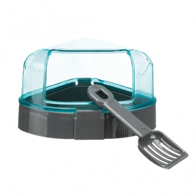 Trixie Corner Toilet with Roof for Small Rodents
